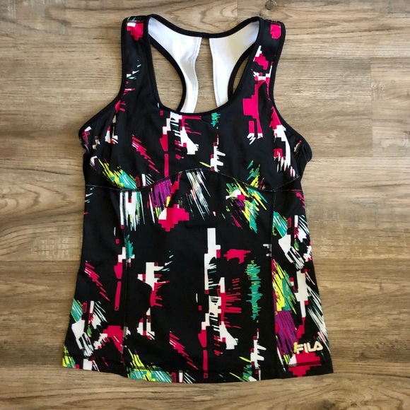 Fila Tops - Fila Black Workout Tank